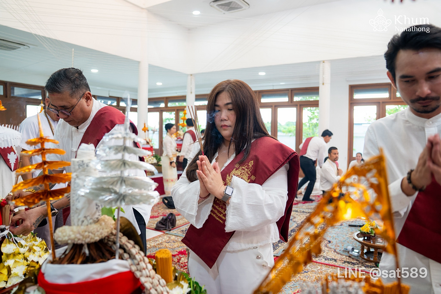 รูปที่ 19 — 9.9.69 - พิธีเปลี่ยนขันครู อาจารย์ ดร.สุบิน นะหน้าทอง